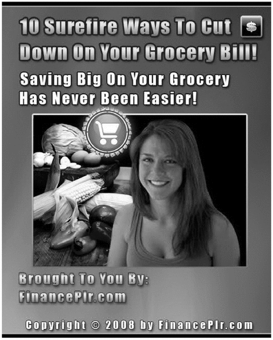 Product picture 10 Ways To Cutdown Grocery Bills